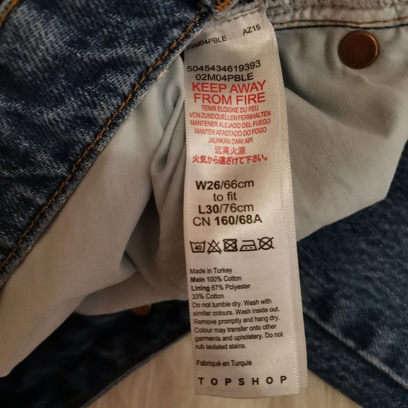 TOPSHOP 'Mom' Blue Jeans - Picture 5 of 7
